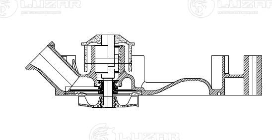 LUZAR LWP 1947 - Водяной насос - помпа