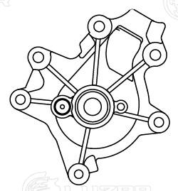LUZAR LWP 1953 - Водяной насос - помпа