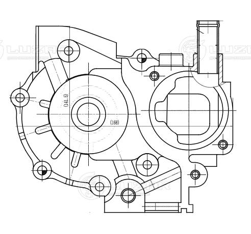 LUZAR LWP 2228 - Водяной насос - помпа