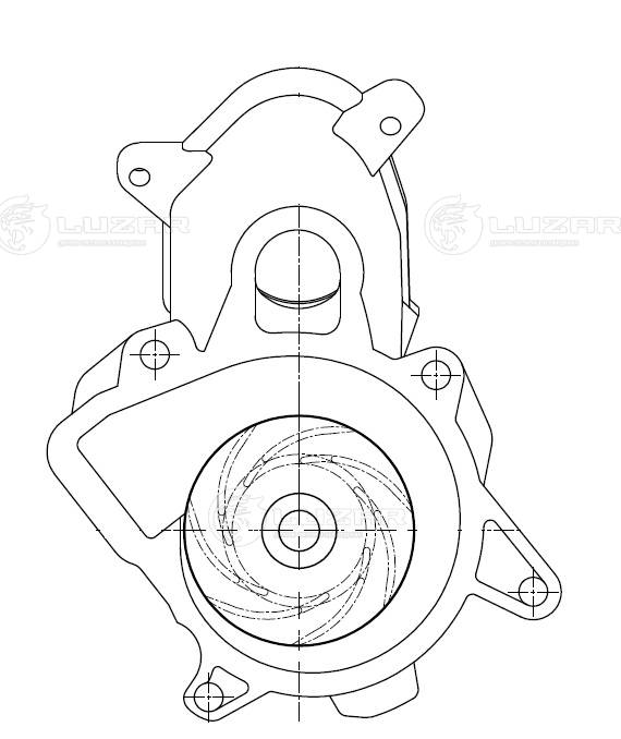 LUZAR LWP 26103 - Водяной насос - помпа