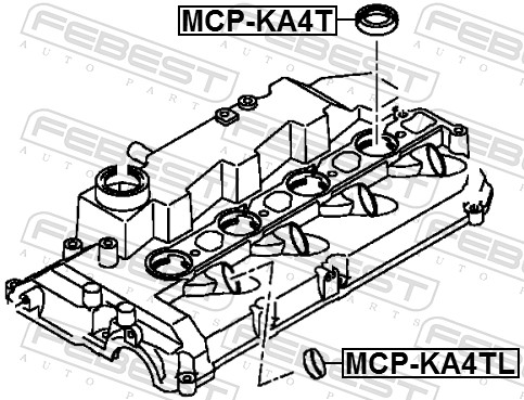 FEBEST MCP-KA4TL - Кольцо форсунки