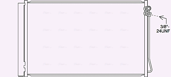 AVA QUALITY COOLING MS5717D - Радиатор кондиционера