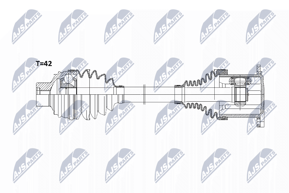 Приводной вал (полуось)