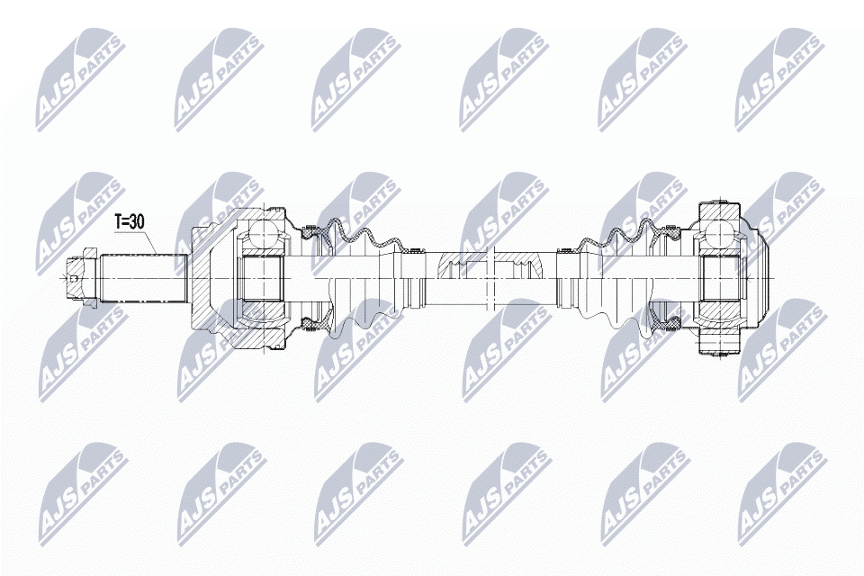 Приводной вал (полуось)