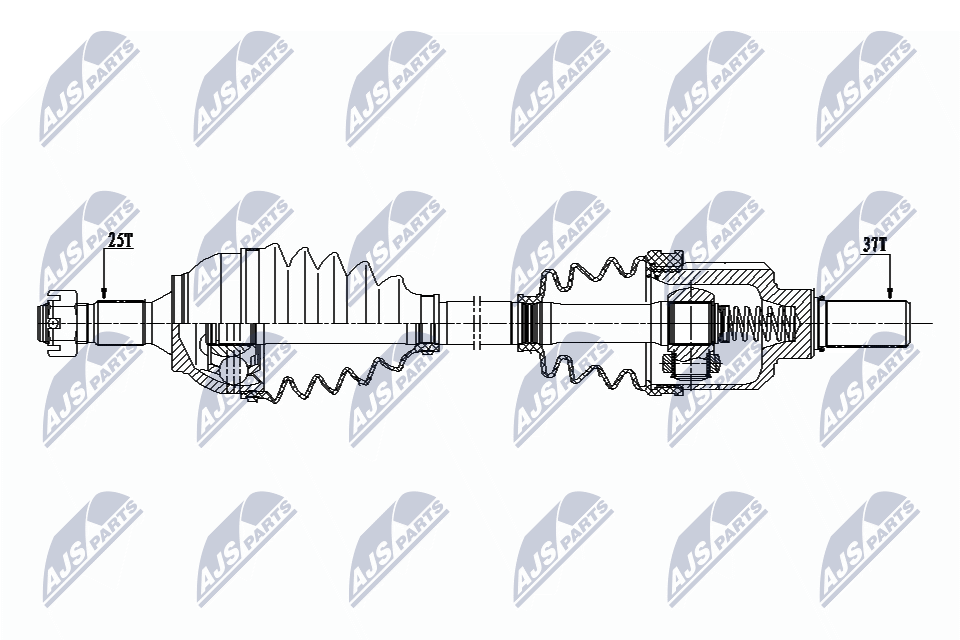 Приводной вал (полуось)