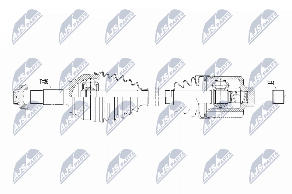 Приводной вал (полуось)