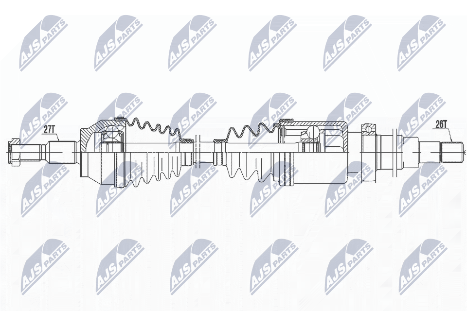Приводной вал (полуось)