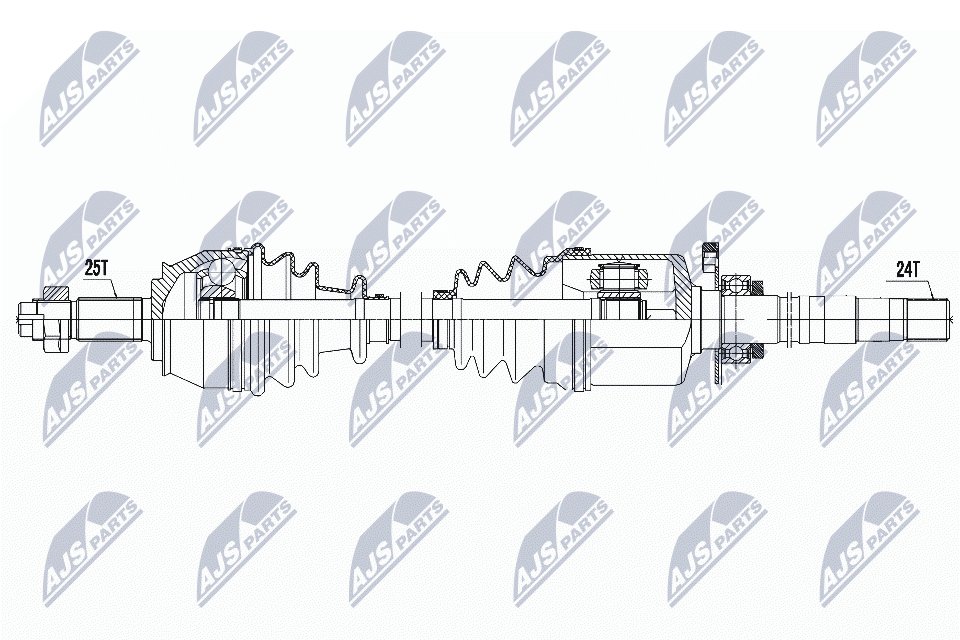 Приводной вал (полуось)
