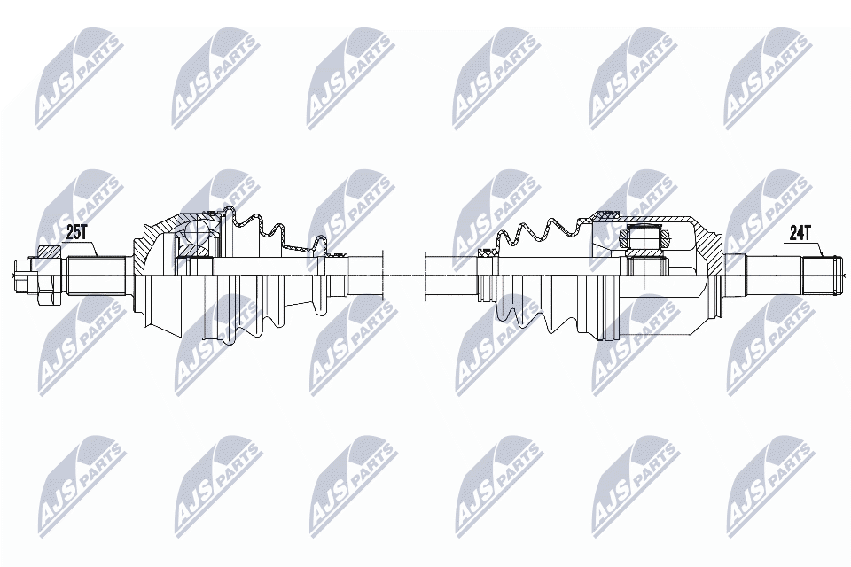 Приводной вал (полуось)