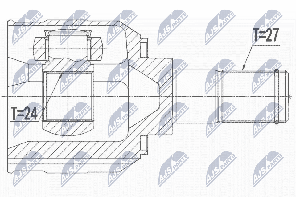 Приводной вал (полуось)