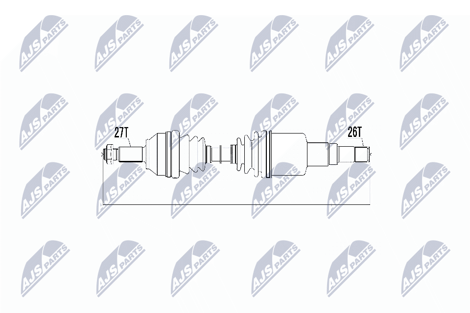 Приводной вал (полуось)