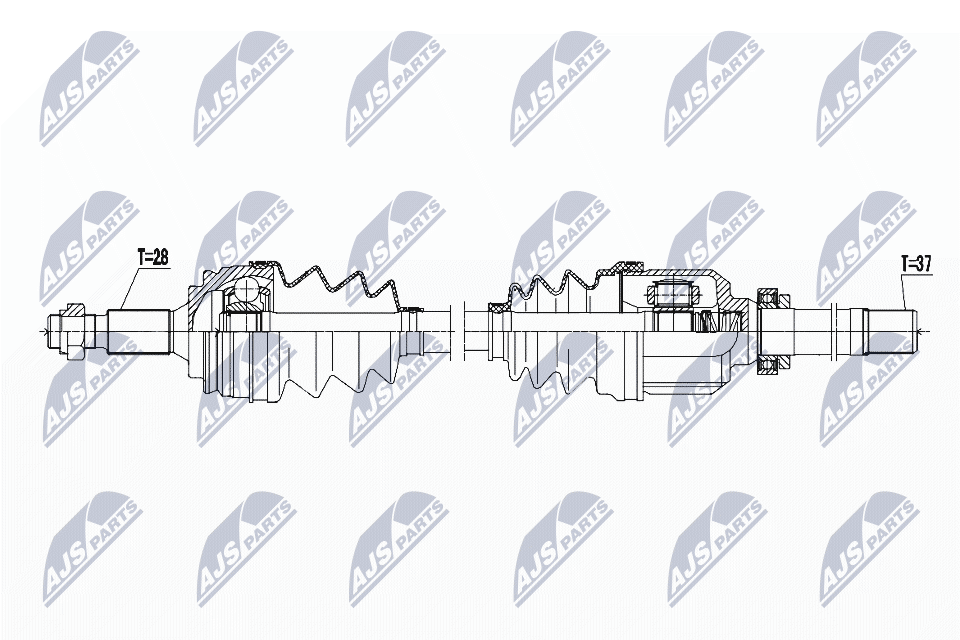 Приводной вал (полуось)