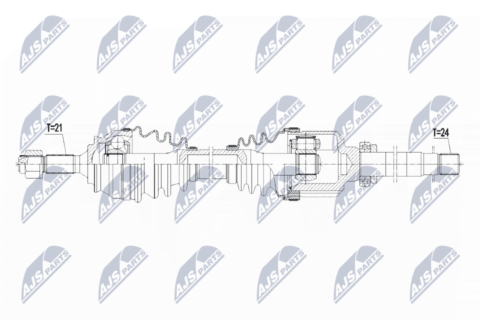 Приводной вал (полуось)