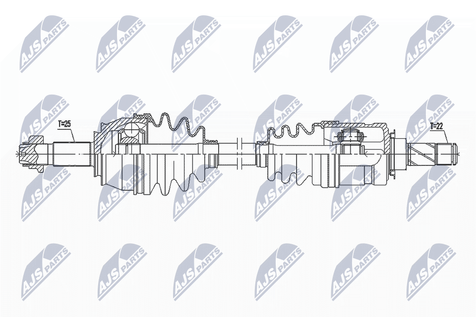 Приводной вал (полуось)