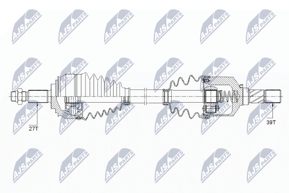 Приводной вал (полуось)