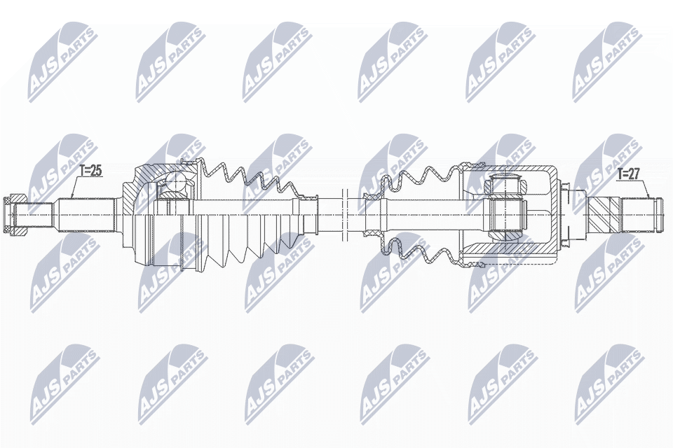 Приводной вал (полуось)
