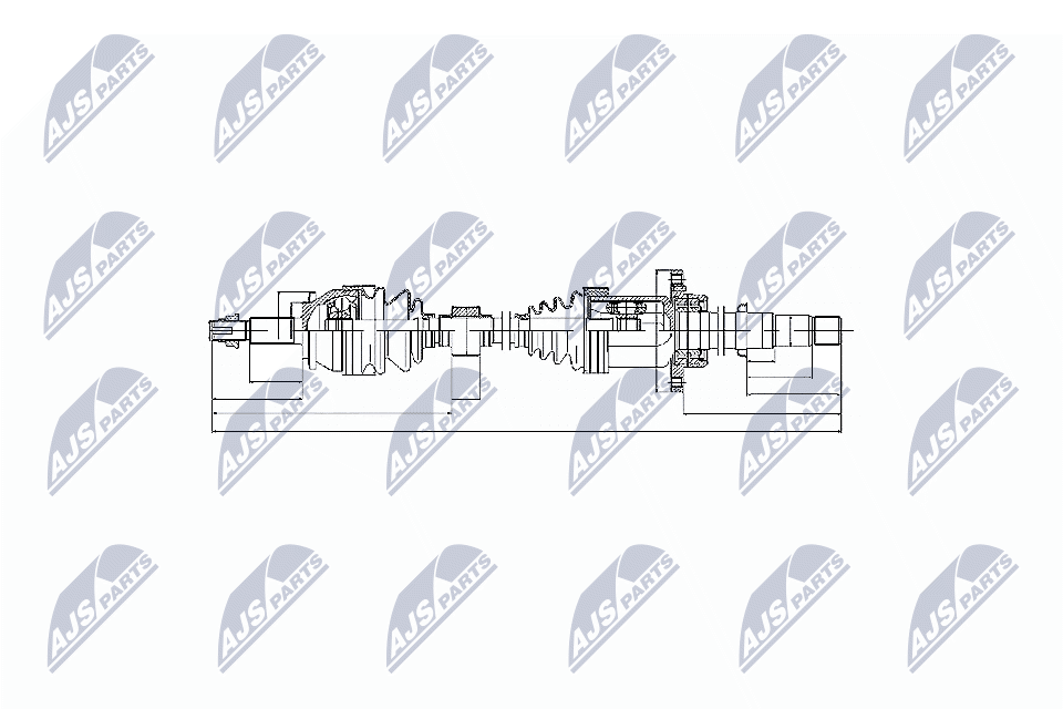 Приводной вал (полуось)