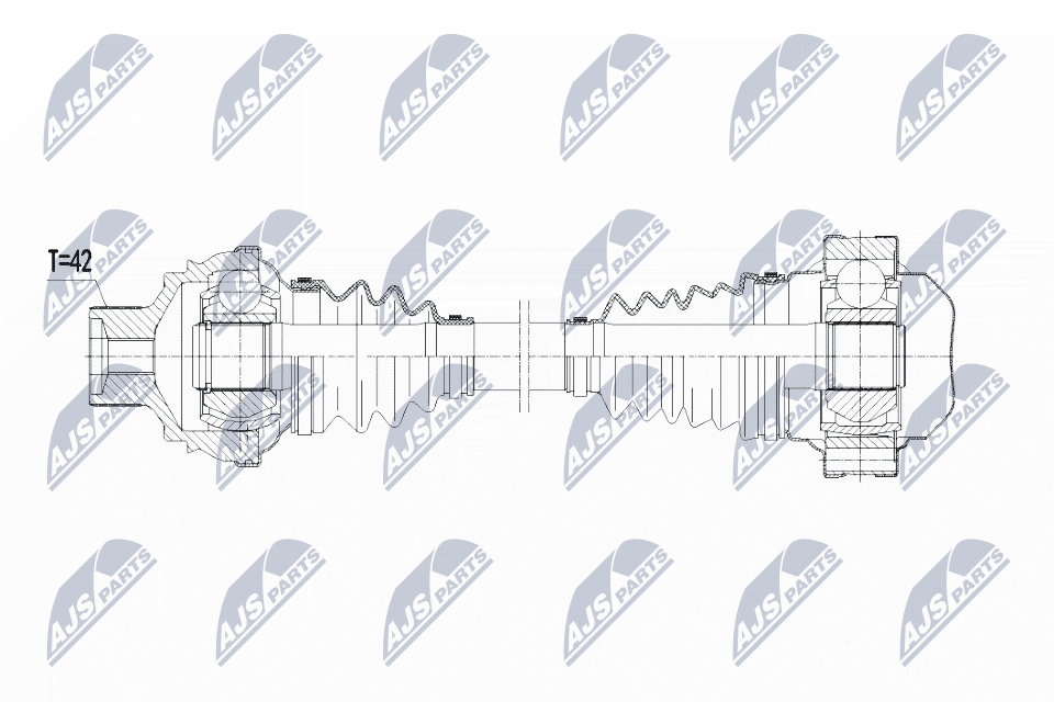 Приводной вал (полуось)