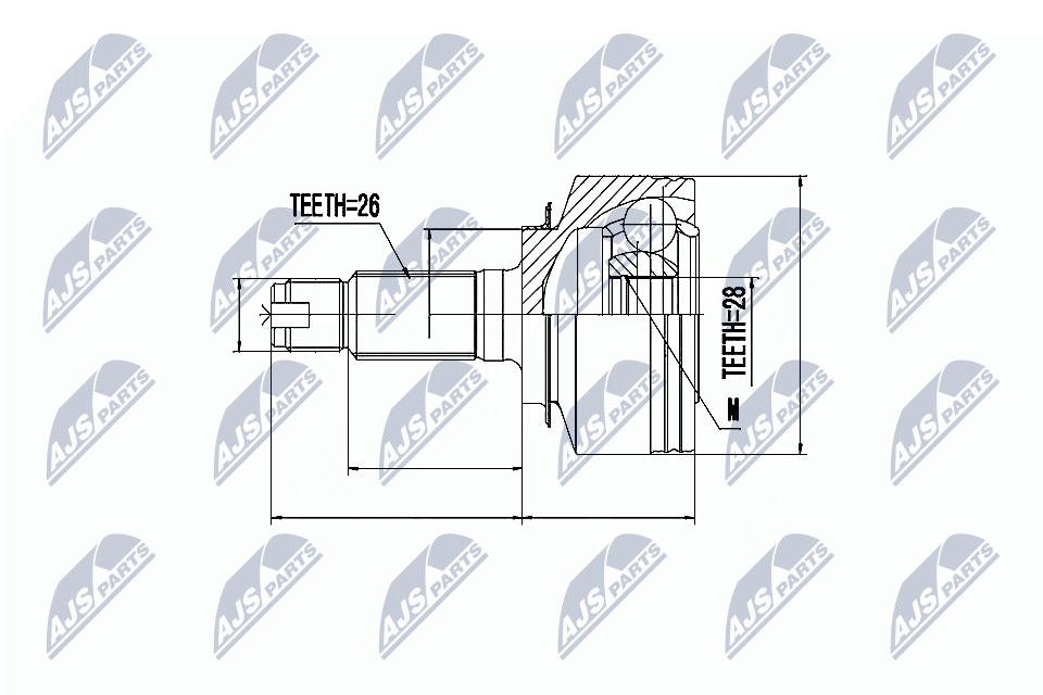 NTY NPZ-HD-039 - ШРУС