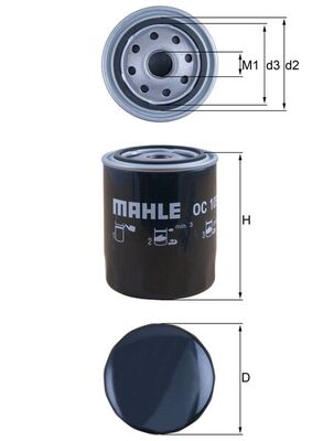 MAHLE OC 105 - Масляный фильтр