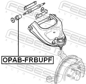FEBEST OPAB-FRBUPF - Сайлентблок