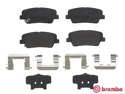 BREMBO P 30 081 - Комплект тормозных колодок, дисковый тормоз PRIME LINE