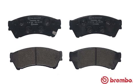 BREMBO P 49 060 - Комплект тормозных колодок, дисковый тормоз PRIME LINE