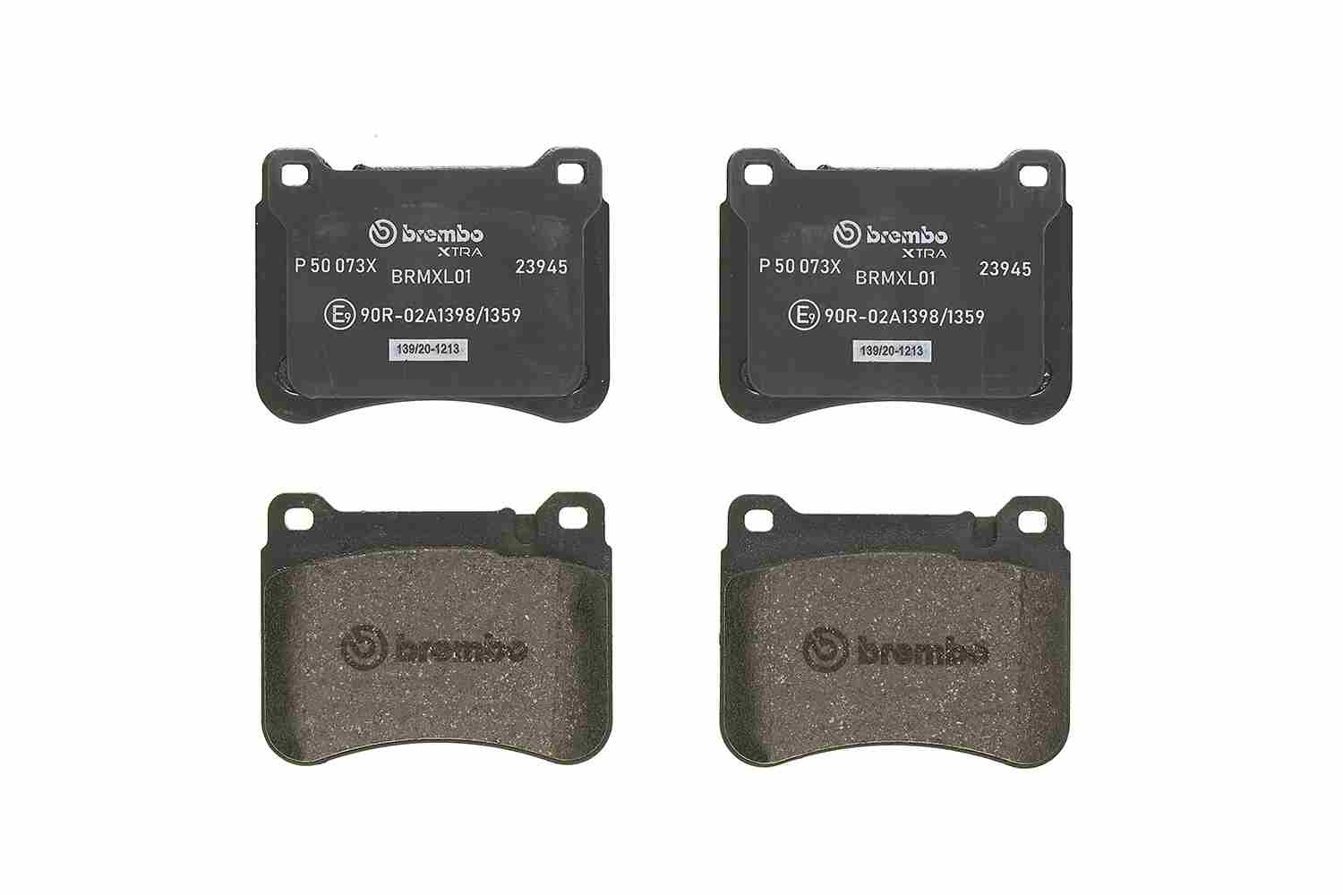 BREMBO P 50 073X - Комплект тормозных колодок, дисковый тормоз XTRA LINE