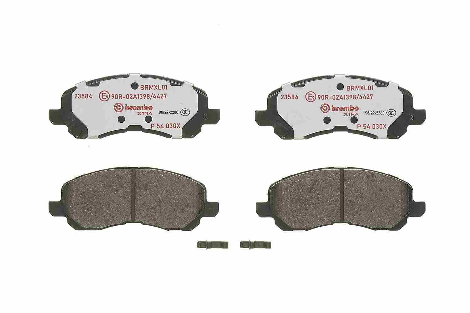 BREMBO P 54 030X - Комплект тормозных колодок, дисковый тормоз XTRA LINE