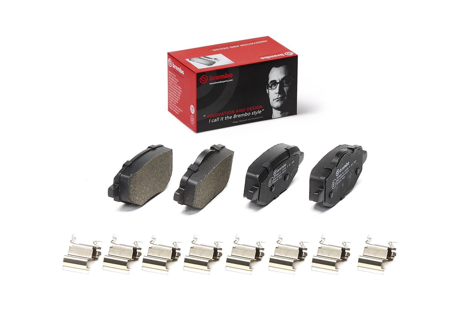 BREMBO P 61 140 - Комплект тормозных колодок, дисковый тормоз PRIME LINE