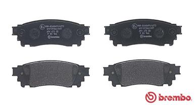 BREMBO P 83 166 - Комплект тормозных колодок, дисковый тормоз PRIME LINE