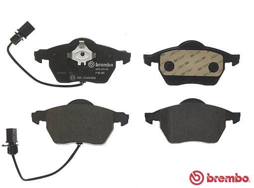 BREMBO P 85 085 - Комплект тормозных колодок, дисковый тормоз PRIME LINE