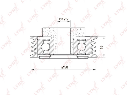 Натяжной ролик