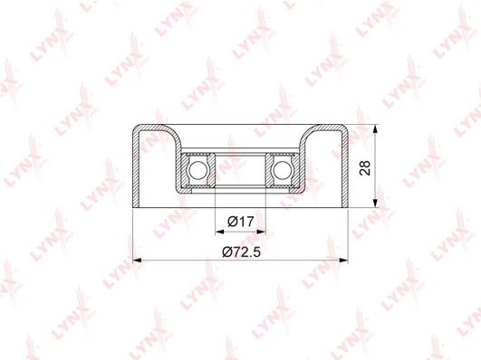 Ролик обводной приводного ремня