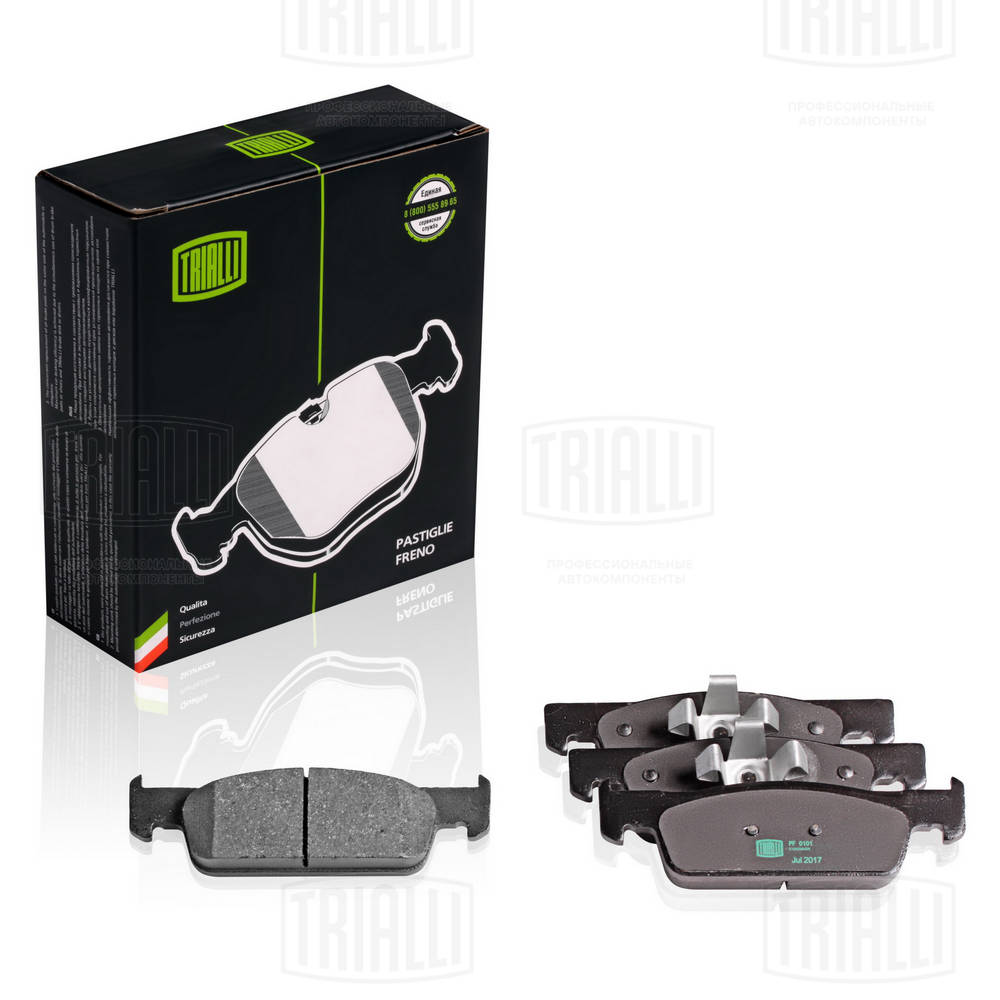 TRIALLI PF 0101 - Тормозные колодки 