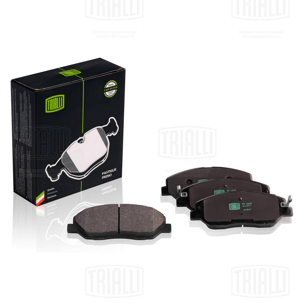 TRIALLI PF 0825 - Тормозные колодки 