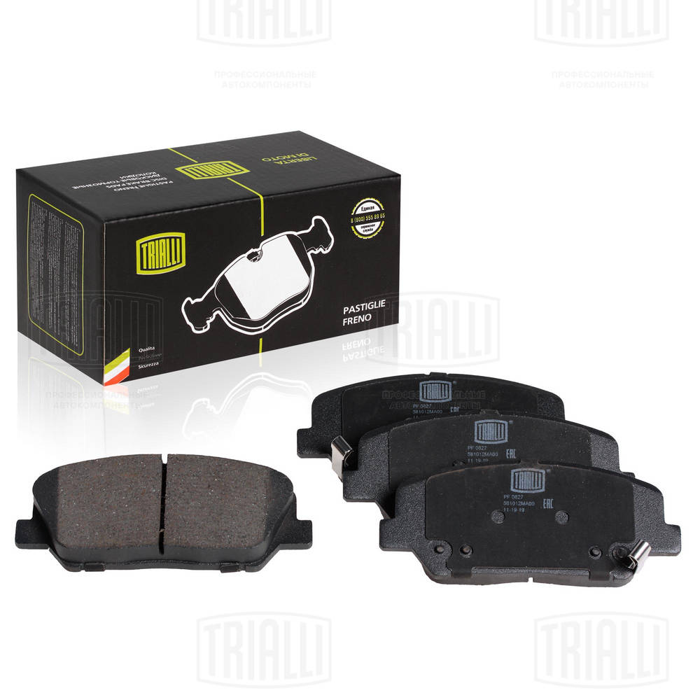 TRIALLI PF 0827 - Тормозные колодки 