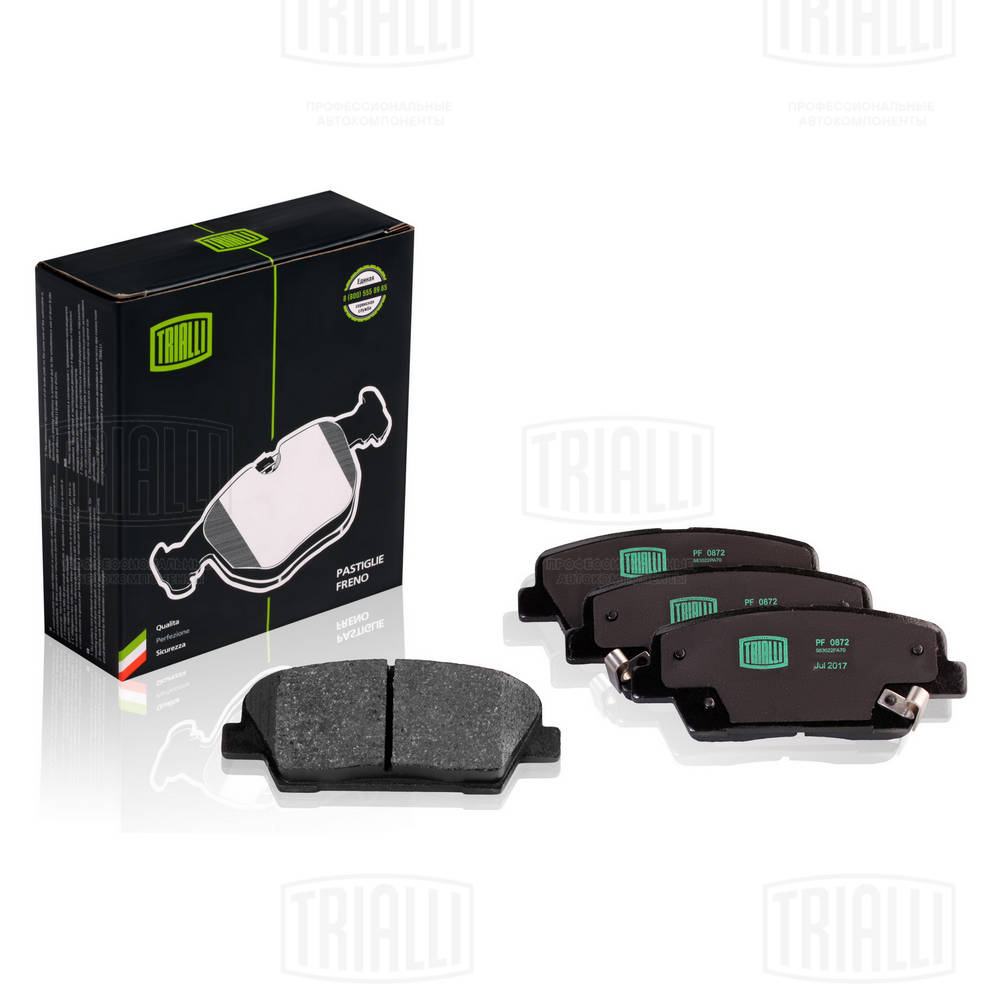 TRIALLI PF 0872 - Тормозные колодки 