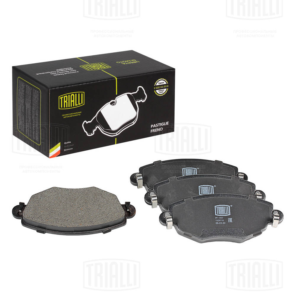 TRIALLI PF 1007 - Тормозные колодки 