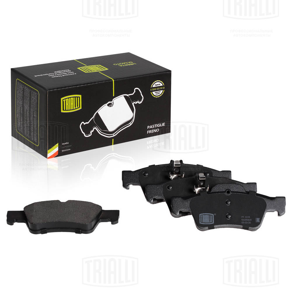 TRIALLI PF 1515 - Тормозные колодки 
