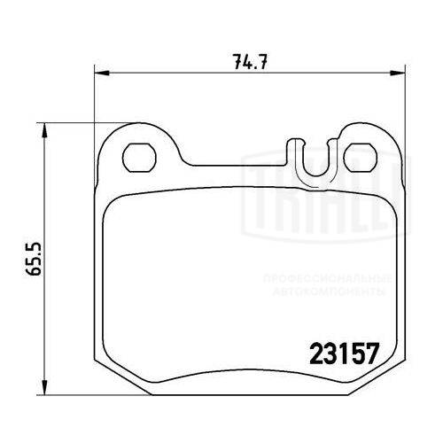 TRIALLI PF 4062 - Тормозные колодки 