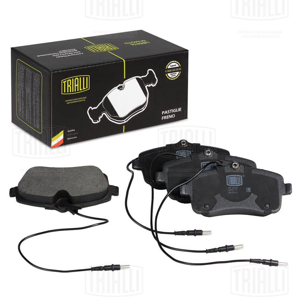 TRIALLI PF 4315 - Тормозные колодки 