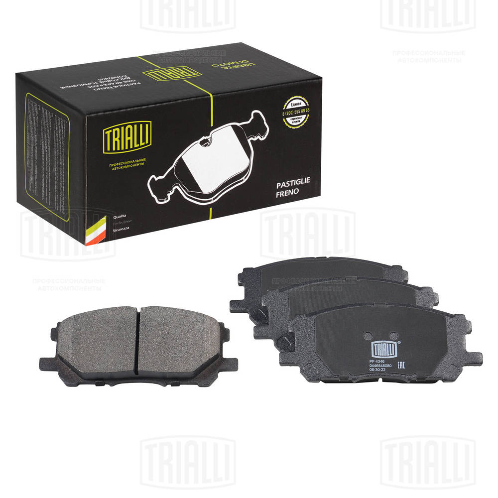 TRIALLI PF 4346 - Тормозные колодки 