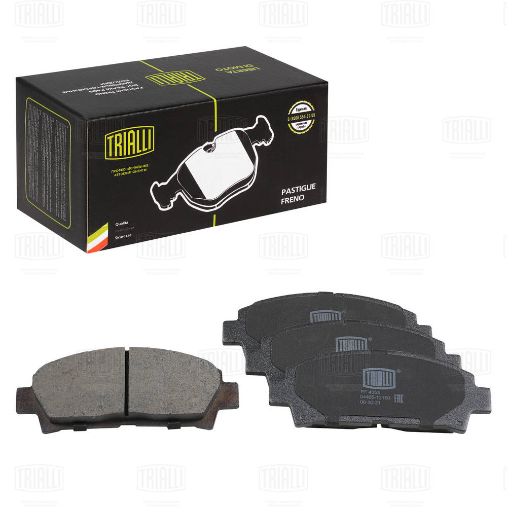TRIALLI PF 4353 - Тормозные колодки 