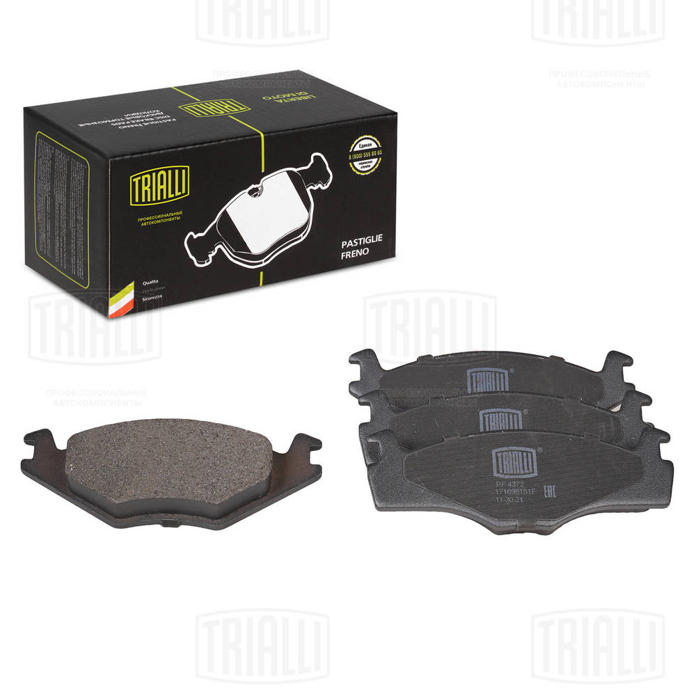 TRIALLI PF 4372 - Тормозные колодки 