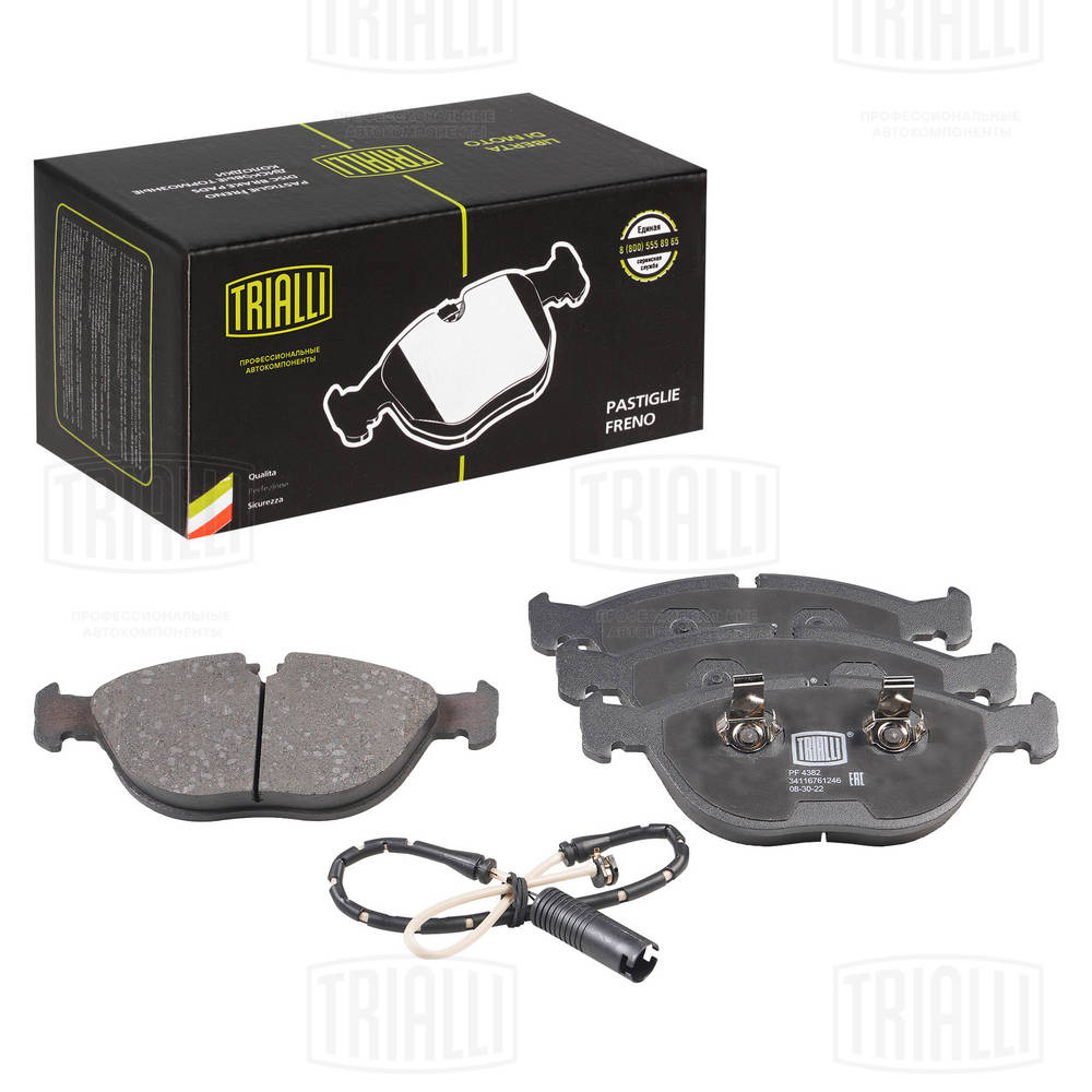 TRIALLI PF 4382 - Тормозные колодки 