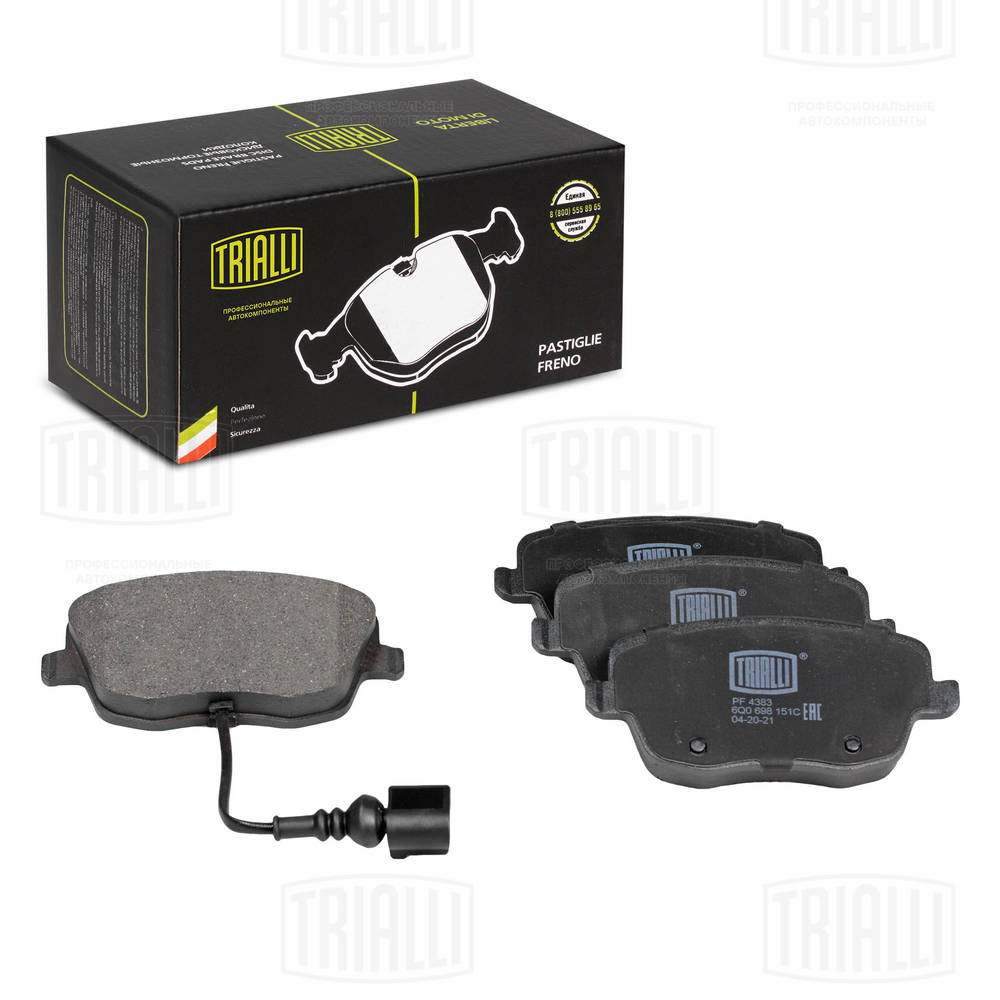 TRIALLI PF 4383 - Тормозные колодки 