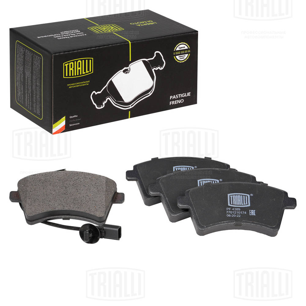 TRIALLI PF 4389 - Тормозные колодки 