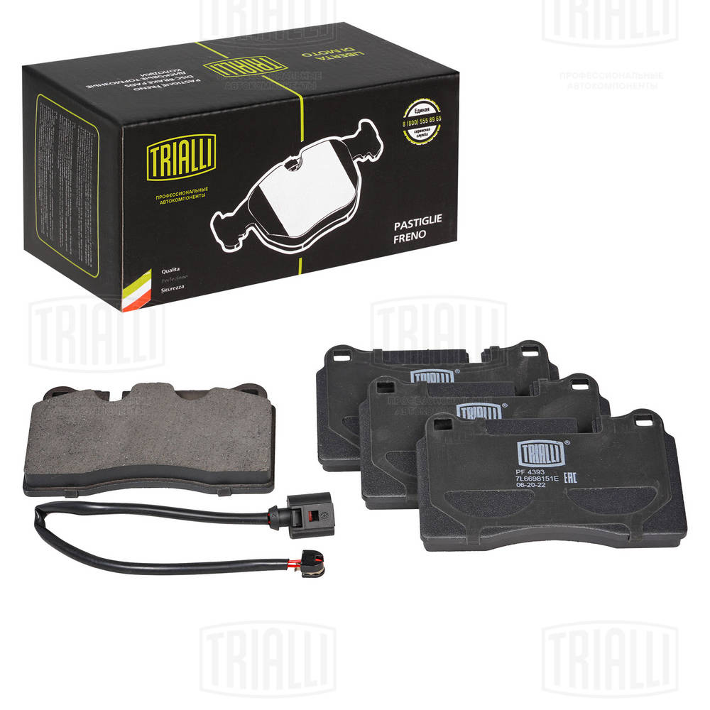TRIALLI PF 4393 - Тормозные колодки 