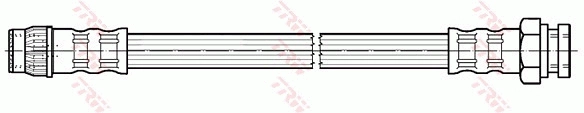 TRW PHA422 - Тормозные шланги